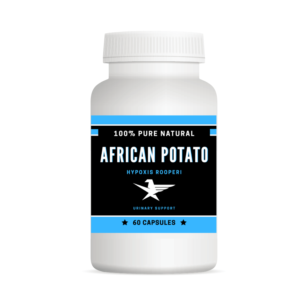 African Potato Bottle Front