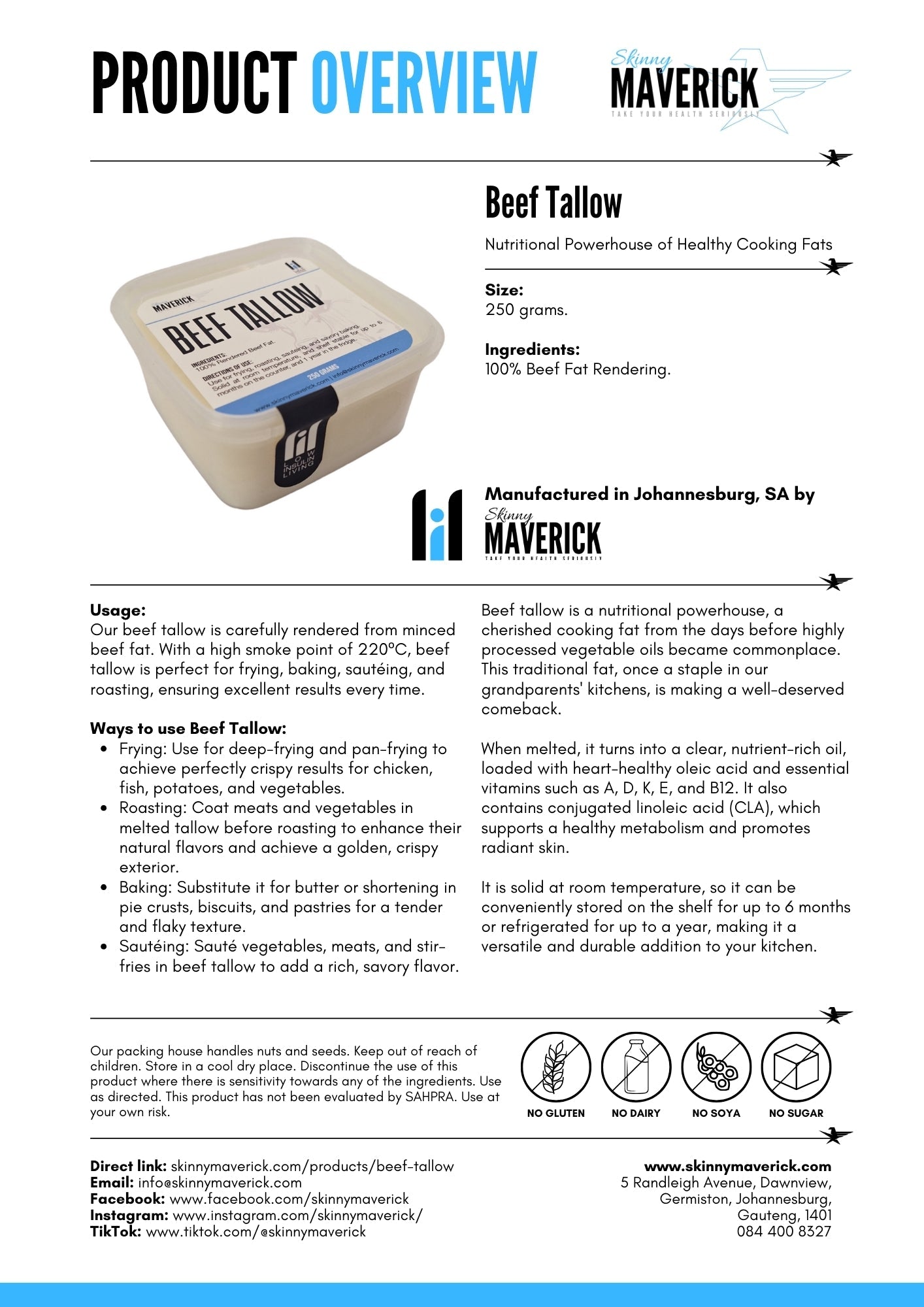 Beef Tallow - Info