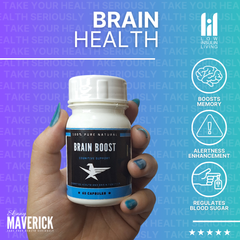 Brain Boost - 60 Capsules | Supplement for your mind and brain health