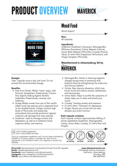 Mood Food - 60 Capsules | Manage Anxiety, Depression, Mood and Memory