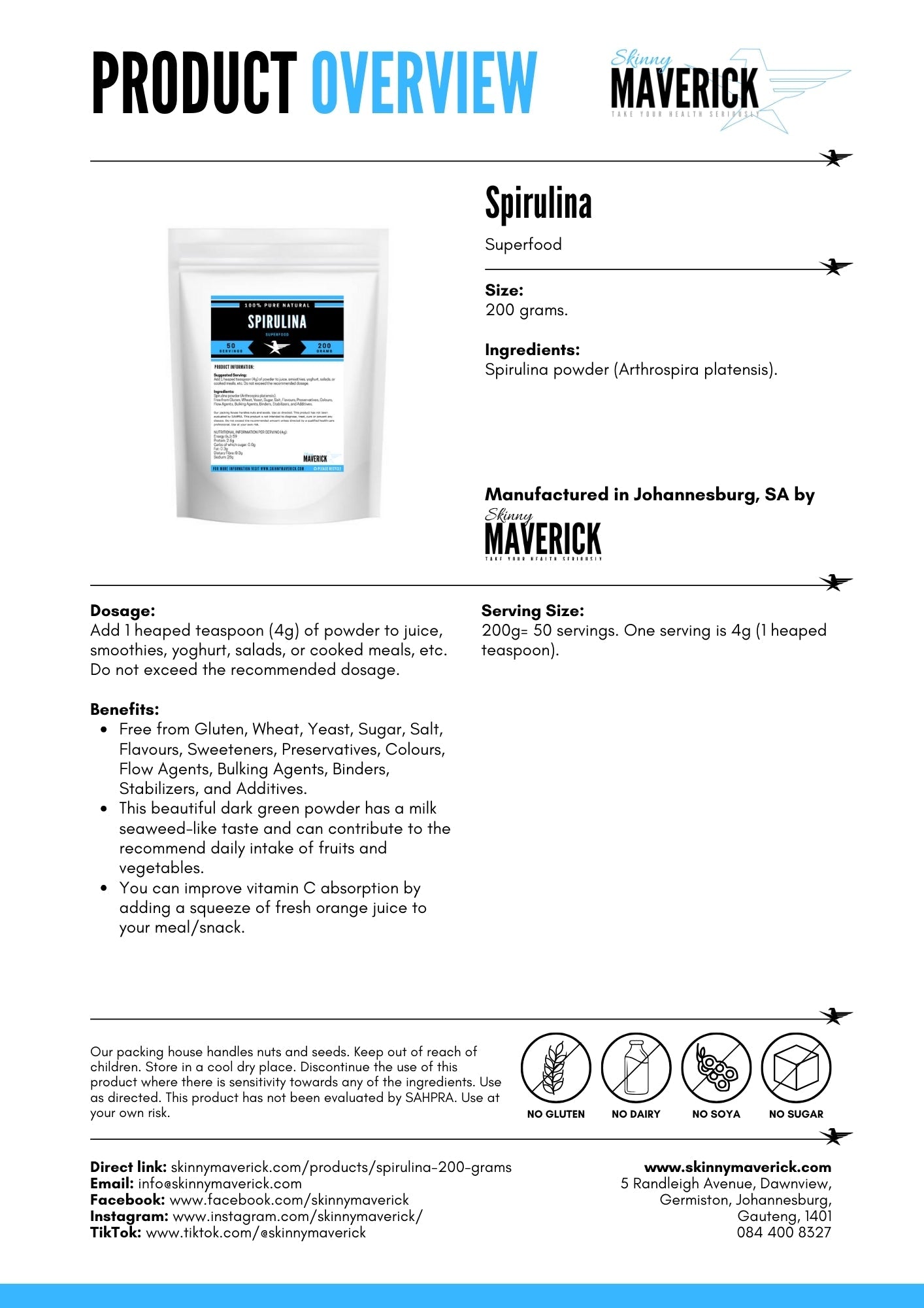 Spirulina Powder - Info