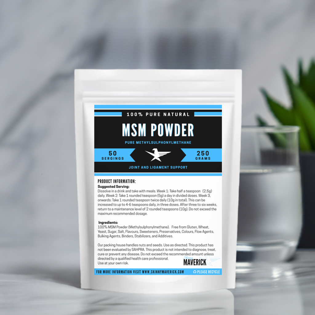 MSM Powder - 250 grams | Joint pain, Inflammation and Immune Health